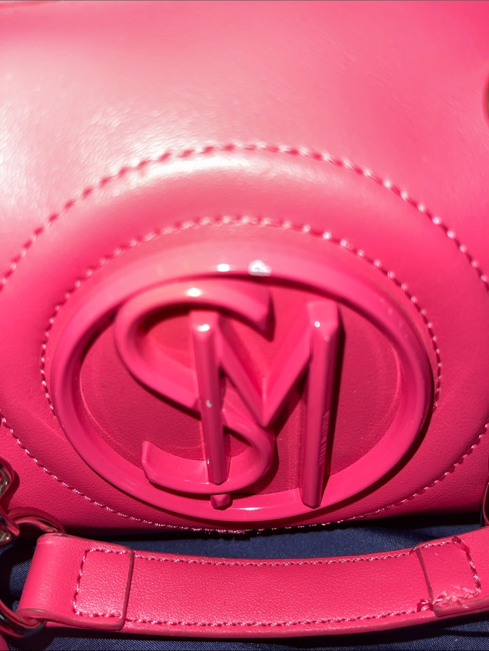 Steve Madden Bnyra in Flash Pink with Silver Hardware Crossbody Bag - Picture 5 of 9